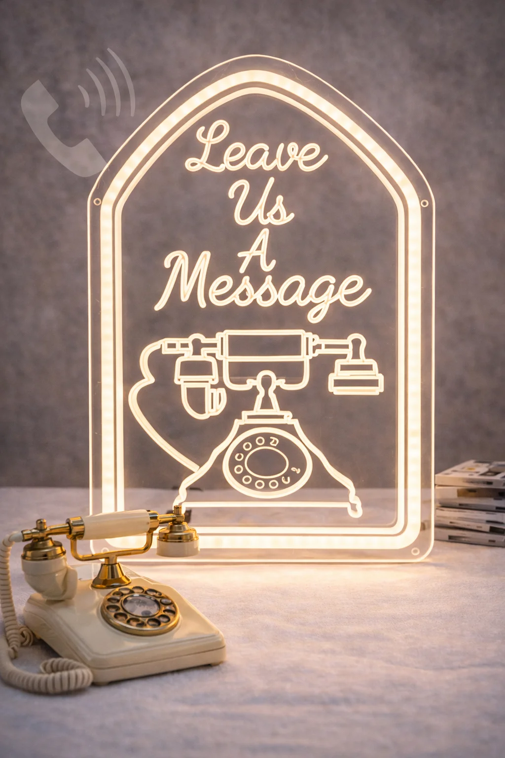 Leave Us A Message lichtpaneel